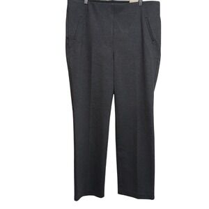 Chico's Fabulously Slimming‎ Ponte Pants Heather Graphite Women's Size 3 (US 16)